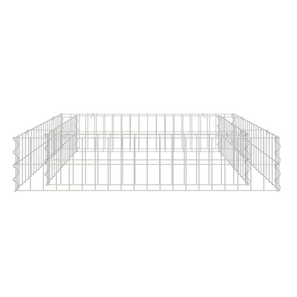 Gabion Raised Bed Galvanized Steel 39.4"x39.4"x7.9"