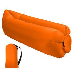 Inflatable Lounger Air Sofa Lazy Bed Sofa Portable Organizing Bag Water Resistant for Backyard Lakeside Beach Traveling Camping Picnics