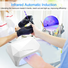 36W UV LED Lamp Nail Polish Dryer 15 LEDs Fingernail Toenail Gel Curing Machine Nail Art Painting Salon Tools Set US Plug