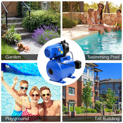 1200 W Garden Water Pump Shallow Well Pressurized Irrigation