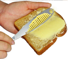 3 In 1 Stainless Steel Butter Spreader Knife Butter Curler Spreader Butter Knife Multifunction 3 In 1 Stainless Steel Butter Cutter Knife Cream Knife Western Bread Jam Knife Cheese Spreader