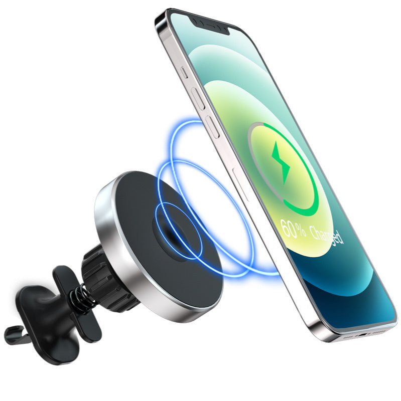 magnetic shookproof car mount holder automatic sensor 15W wireless car charger for IPhone 12/12 pro/12 pro max/12 mini