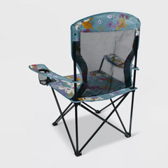 Broadband Quad Chair - Wildflowers Blue