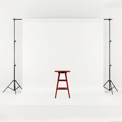 6.5 x 10ft Photo Video Studio Backdrop Background Stand Adjustable Heavy Duty Photography Backdrop Support Stand Set