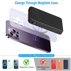 Wireless Power Bank 10000mAh Magnetic Portable Charger 22.5W Fast Charging Fit for iPhone 12 13  Pro Mini Pro Max