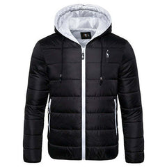 Waterproof Winter Jacket Men Hoodied Parka Men Warm Winter