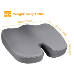 Seat Cushion Coccyx Orthopedic Memory Foam Cushion Tailbone Hip Support Chair Pillow for Office Car Seat