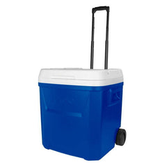 60 QT Laguna Ice Chest Cooler with Wheels, Blue