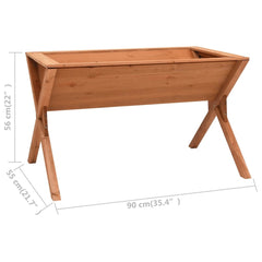 Planter 35.4"x21.7"x22" Firwood