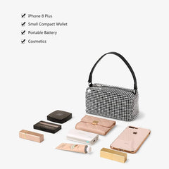 Women Diamond Hobo bag Female Clutch Design Brand Luxury