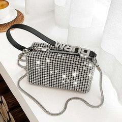 Women Diamond Hobo bag Female Clutch Design Brand Luxury