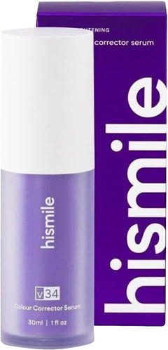 Hismile v34 Colour Corrector, Tooth Stain Removal, Teeth Whitening Booster, Purple Toothpaste, Colour Correcting, Hismile V34