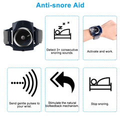 Anti-snore Wristband Infrared Intelligent Snore Reducing Device with Conductive Film