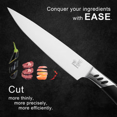 CHUSHIJI Knife set 16 Knife holder set Kitchen knife set Stainless steel knife set with blocks - Knife set Sharpening knife holder set Kitchen scissors Cutting board