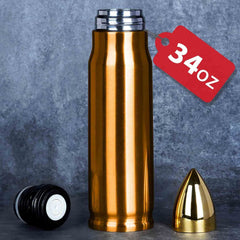 34oz Stainless Steel Bullet Tumbler