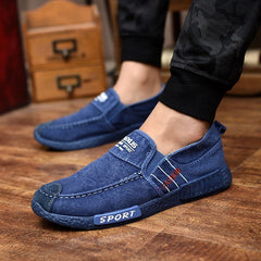 Trend Men Breathable Casual Shoes Zapatillas Hombre Jeans Canvas Shoes Fashion Flats Loafer Espadrilles Men Soft Sole Sneakers