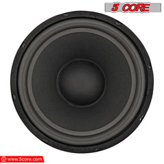 5 Core 10 Inch Subwoofer Speaker • 750W Peak • 8 Ohm Replacement DJ Pro Audio Bass Sub Woofer • w 1.25\" Voice Coil • 23 Oz Magnet- WF 10120 8OHM