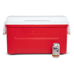 48 QT Laguna Ice Chest Cooler, Red