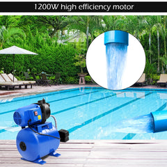 1200 W Garden Water Pump Shallow Well Pressurized Irrigation