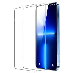 2Pcs HD Clear Screen Protectors Tempered Glass Film Full Coverage Screen Protector