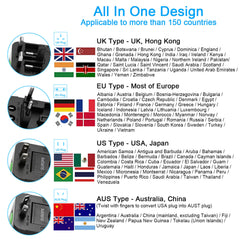 Universal Travel Adapter AC Power Plug Adapter US UK EU