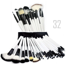 Sculptor 32 Piece High Quality Wooden Makeup Brush Set