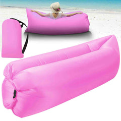 Inflatable Lounger Air Sofa Lazy Bed Sofa Portable Organizing Bag Water Resistant for Backyard Lakeside Beach Traveling Camping Picnics