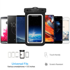 Waterproof Phone Case IPX8 Waterproof Phone Pouch High Touch Sensitive Underwater Protective Case