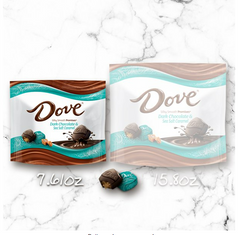 Dove Promises Sea Salt and Caramel Dark Chocolate Candy - 7.61 oz Bag