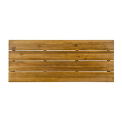 DENALI INDUSTRIAL WOOD AND METAL BAR TABLE