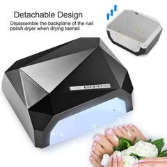 36W UV LED Lamp Nail Polish Dryer 15 LEDs Fingernail Toenail Gel Curing Machine Nail Art Painting Salon Tools Set US Plug