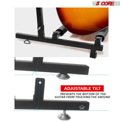 5 Core Guitar Rack Stand 5 Multi Guitars Holder Storage Stands for Acoustic Electric and Bass Soporte Para Guitarra- GRack 5N1