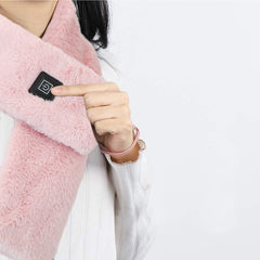 Electric Heated Scarf USB Heating Neck Wrap Unisex Winter Heated Neck Shawl