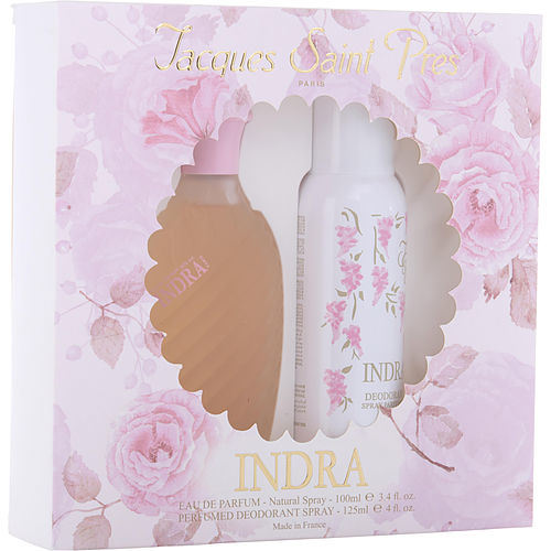 JACQUES SAINT PRES INDRA by Ulric de Varens EAU DE PARFUM SPRAY 3.4 OZ & DEODORANT SPRAY 4.2 OZ