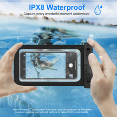 Waterproof Phone Case IPX8 Waterproof Phone Pouch High Touch Sensitive Underwater Protective Case