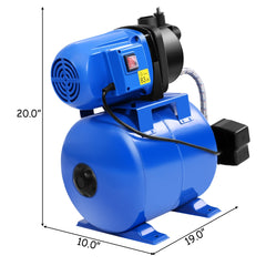 1200 W Garden Water Pump Shallow Well Pressurized Irrigation