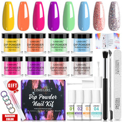 Limegirl Dip Powder Nail Set Art DIY Starter