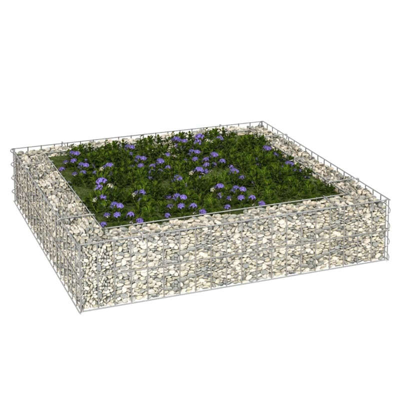 Gabion Raised Bed Galvanized Steel 39.4