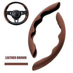 Universal car steering wheel cover carbon fiber texture handle cover steering wheel booster non-slip handle set car cover