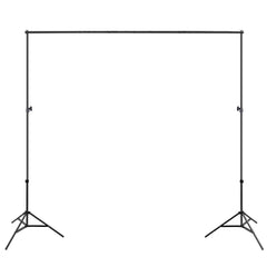 6.5 x 10ft Photo Video Studio Backdrop Background Stand Adjustable Heavy Duty Photography Backdrop Support Stand Set