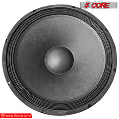 5 Core 15 Inch Subwoofer Speaker 8 Ohm Full Range Replacement DJ Woofer w 60 Oz Magnet - FR 15 140 MS