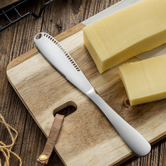 3 In 1 Stainless Steel Butter Spreader Knife Butter Curler Spreader Butter Knife Multifunction 3 In 1 Stainless Steel Butter Cutter Knife Cream Knife Western Bread Jam Knife Cheese Spreader