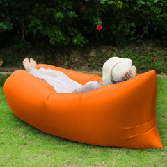 Inflatable Lounger Air Sofa Lazy Bed Sofa Portable Organizing Bag Water Resistant for Backyard Lakeside Beach Traveling Camping Picnics