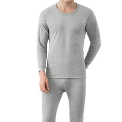 Men Thermal Underwear Set Long Johns Pants Long Sleeve Soft Underwear Kit Top Bottom Winter Sports Suits