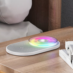 [Special gift] Private mode wireless charging new household 15W mobile phone fast charging two in one wireless charging night light