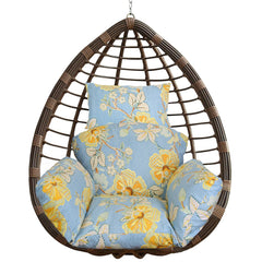 Egg Chair Cushion Hanging Basket Seat Cushion Thicken Soft Egg Swing Chair Pad Hanging Egg Chair Cushion with Headrest