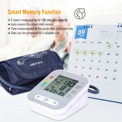 Digital Arm Blood Pressure Monitor LCD Digital Heart Beat BP Gauge Health Test w/Voice