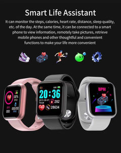 Women Smart Watch Message Reminder Men Smart Wristband Sport Bluetooth Watches Gift