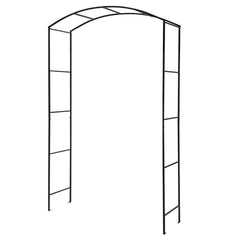 Garden Arch Arbor Trellis with Gate Patio Plant Stand Archway