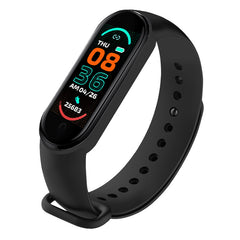 M6 Smart Bracelet Heart Rate Blood Pressure Bluetooth Music Weather Sleep Monitoring Smart Sports Bracelet